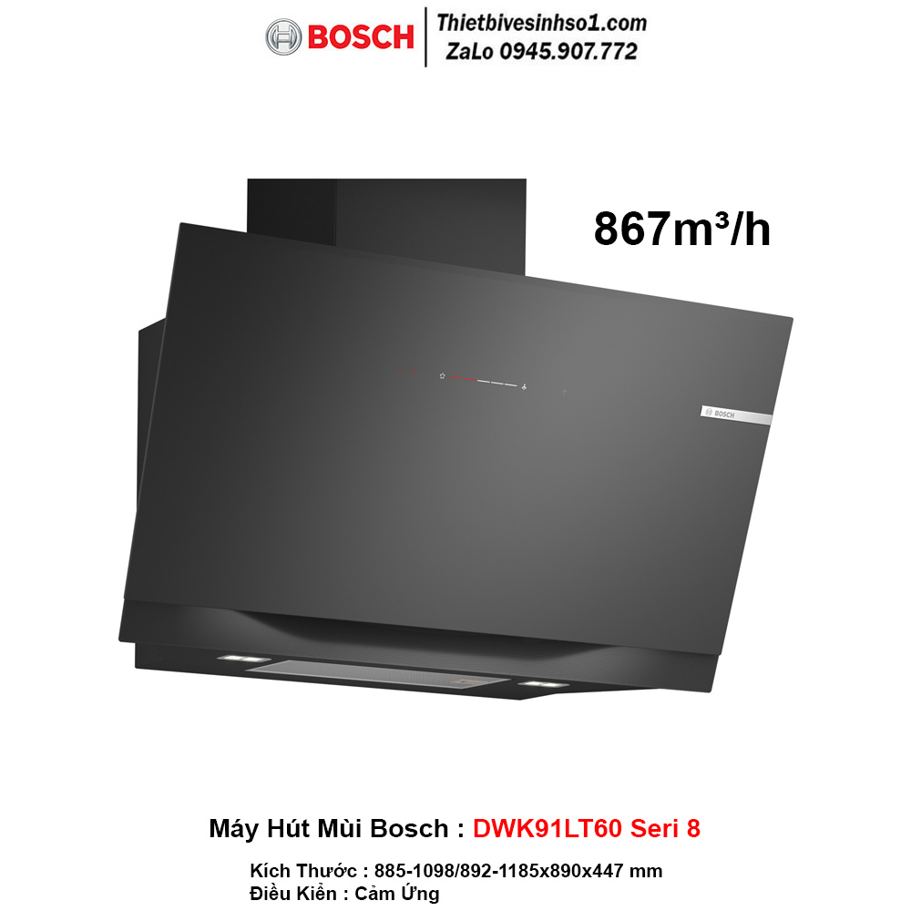 Máy Hút Mùi Bosch DWK91LT60 Seri 8