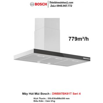 Máy Hút Mùi Bosch DWB97BK61T Seri 4