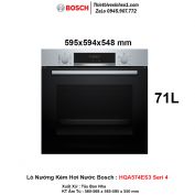 Lò Nướng Kèm Hơi Nước Bosch HQA574ES3 Seri 4