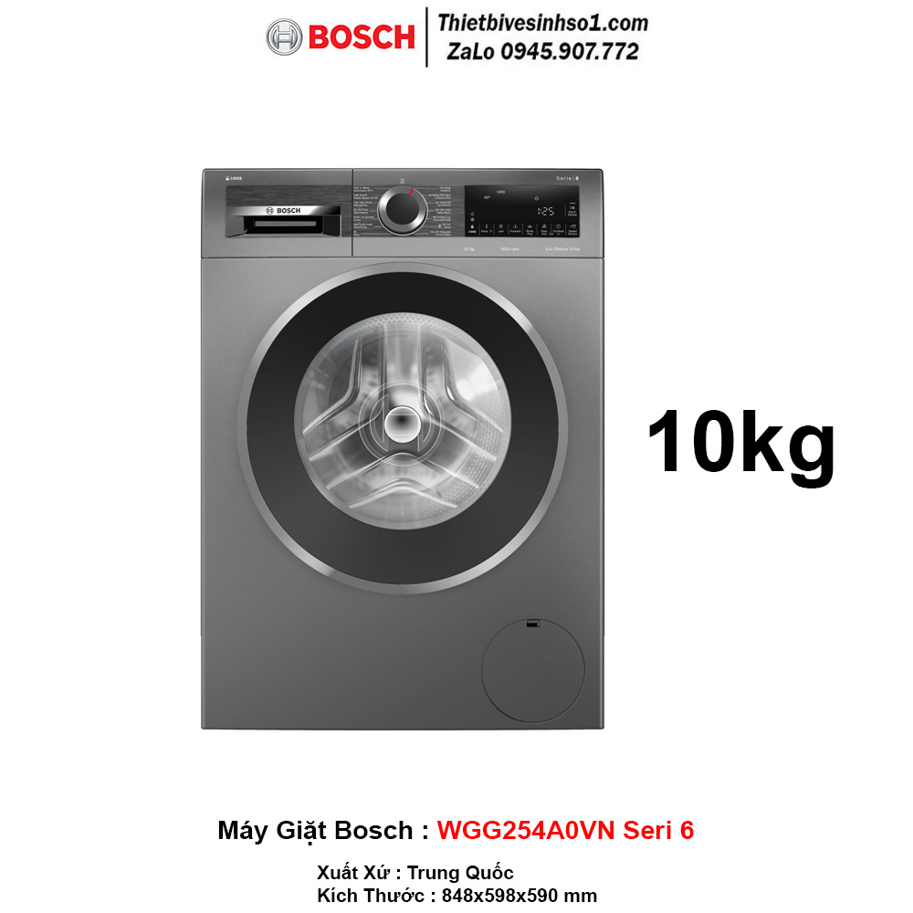 Máy Giặt Bosch WGG254A0VN Seri 6 Máy Giặt Bosch WGG254A0VN Seri 6