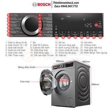 Máy Giặt Bosch WGG254A0VN Seri 6