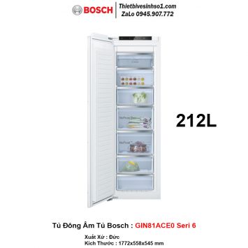 Tủ Đông Âm Tủ Bosch GIN81ACE0 Seri 6