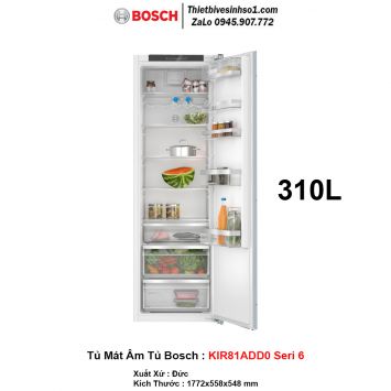 Tủ Mát Âm Tủ Bosch KIR81ADD0 Seri 6