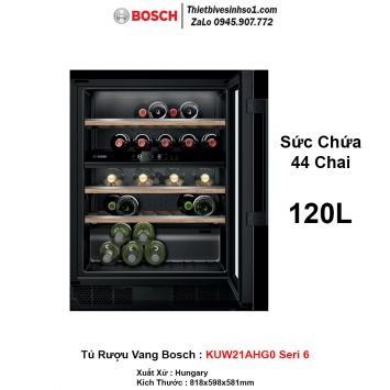 Tủ Rượu Vang Bosch KUW21AHG0 Seri 6
