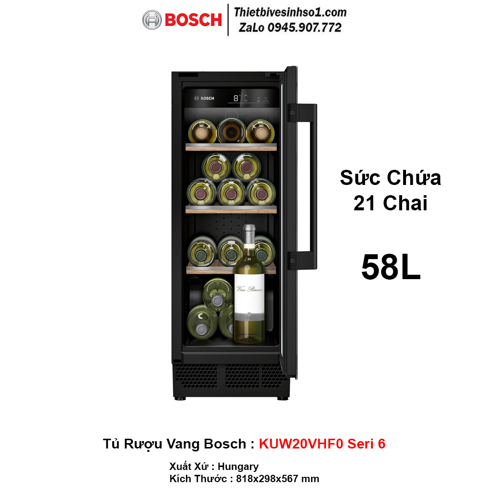 Tủ Rượu Vang Bosch KUW20VHF0 Seri 6