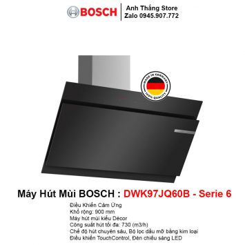 Máy Hút Mùi Bosch DWK97JQ60B Serie 6