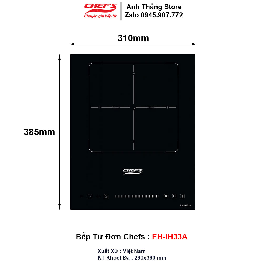 Bếp Từ Chefs EH-IH33A
