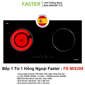 Bếp Điện Từ Faster FS MIX288