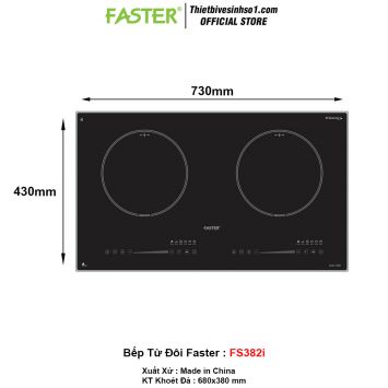 Bếp Từ Đôi Faster FS382i