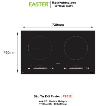 Bếp Từ Đôi Faster FS512i