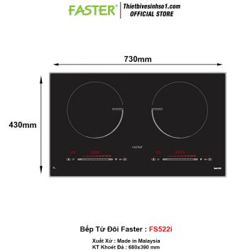 Bếp Từ Đôi Faster FS522i
