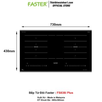 Bếp Từ Đôi Faster FS838i Plus