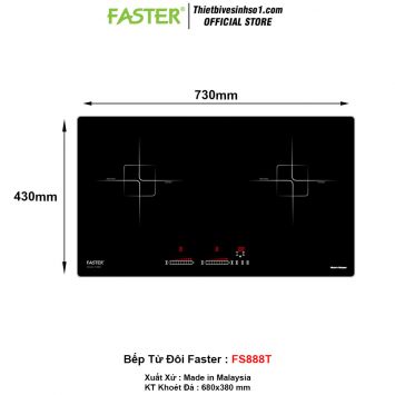 Bếp Từ Đôi Faster FS888T