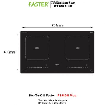 Bếp Từ Đôi Faster FS8899i Plus