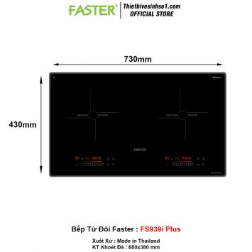 Bếp Từ Đôi Faster FS939i Plus