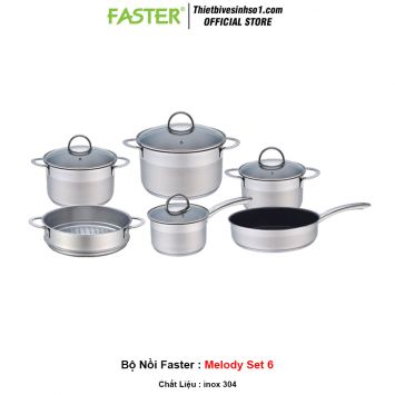 Bộ Nồi Faster Melody Set 6