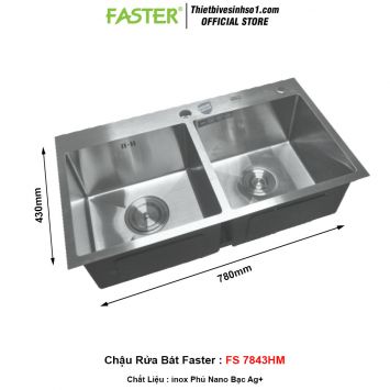 Chậu Rửa Bát Faster FS 7843HM