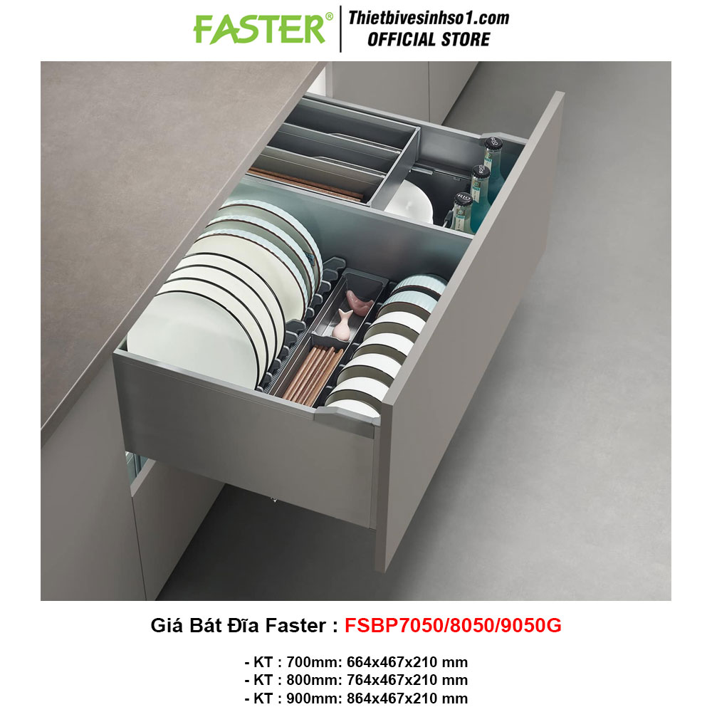 Giá Bát Đĩa Tủ Dưới Faster FSBP7050/8050/9050G Giá Bát Đĩa Tủ Dưới Faster FSBP7050/8050/9050G