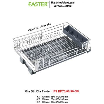 Giá Bát Đĩa Tủ Dưới Faster FS BP70/80/90-OV