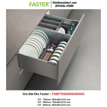 Giá Bát Đĩa Tủ Dưới Faster FSBP7050/8050/9050G