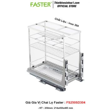 Giá Gia Vị Chai Lọ Faster FS250SD304