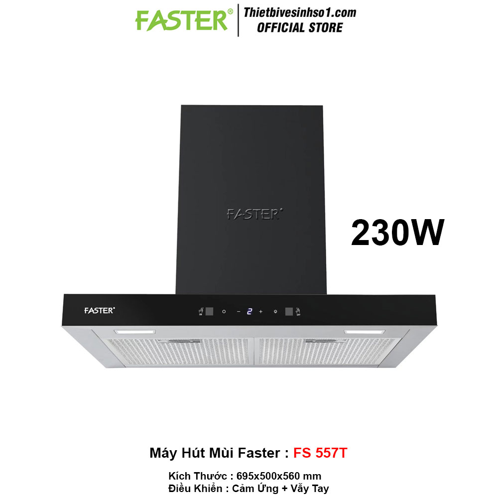 Máy Hút Mùi Faster FS 557T Máy Hút Mùi Faster FS 557T