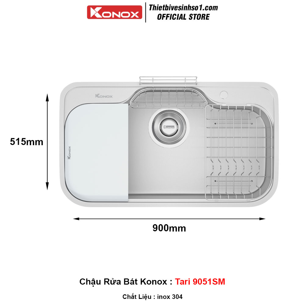 Chậu Rửa Bát Konox Tari 9051SM