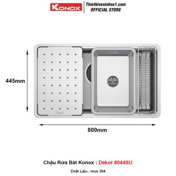 Chậu Rửa Bát Konox Dekor 8044SU
