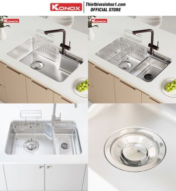 Chậu Rửa Bát Konox Tari 8050SM