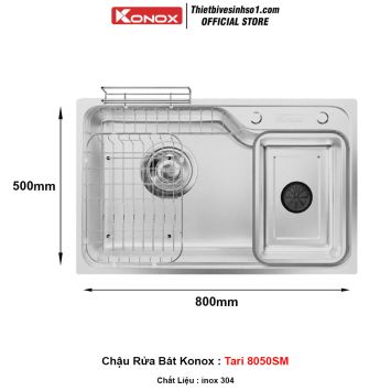 Chậu Rửa Bát Konox Tari 8050SM