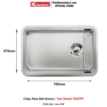 Chậu Rửa Bát Konox Tari Smart 7047PP