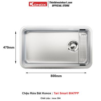 Chậu Rửa Bát Konox Tari Smart 8047PP