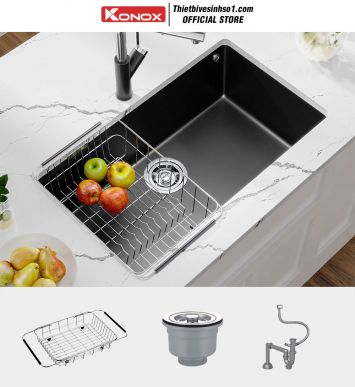 Chậu Rửa Bát Konox Naros 760S Black