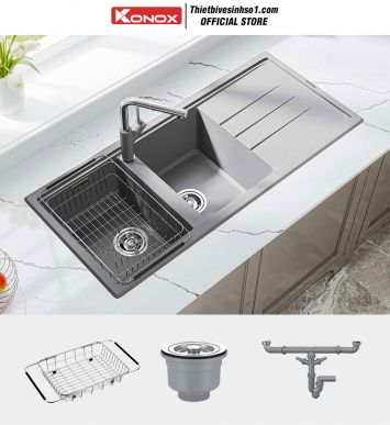 Chậu Rửa Bát Konox Phoenix 1160 Grey