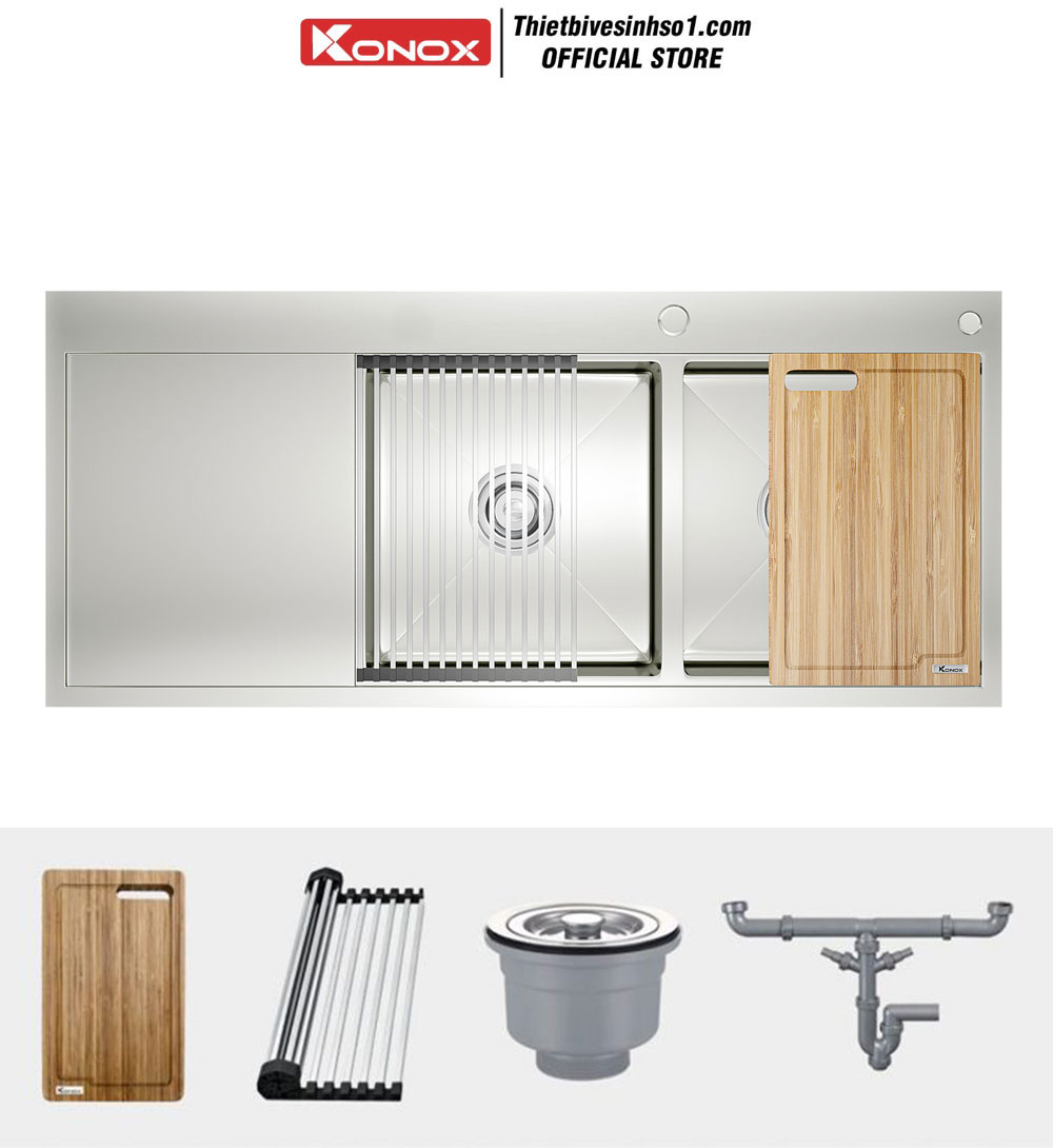 Chậu Rửa Bát Konox KN11650TD-BT Chậu Rửa Bát Konox KN11650TD-BT