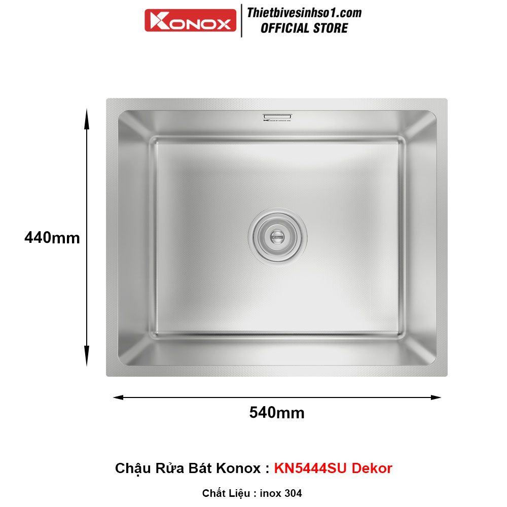 Chậu Rửa Bát Konox KN5444SU Dekor
