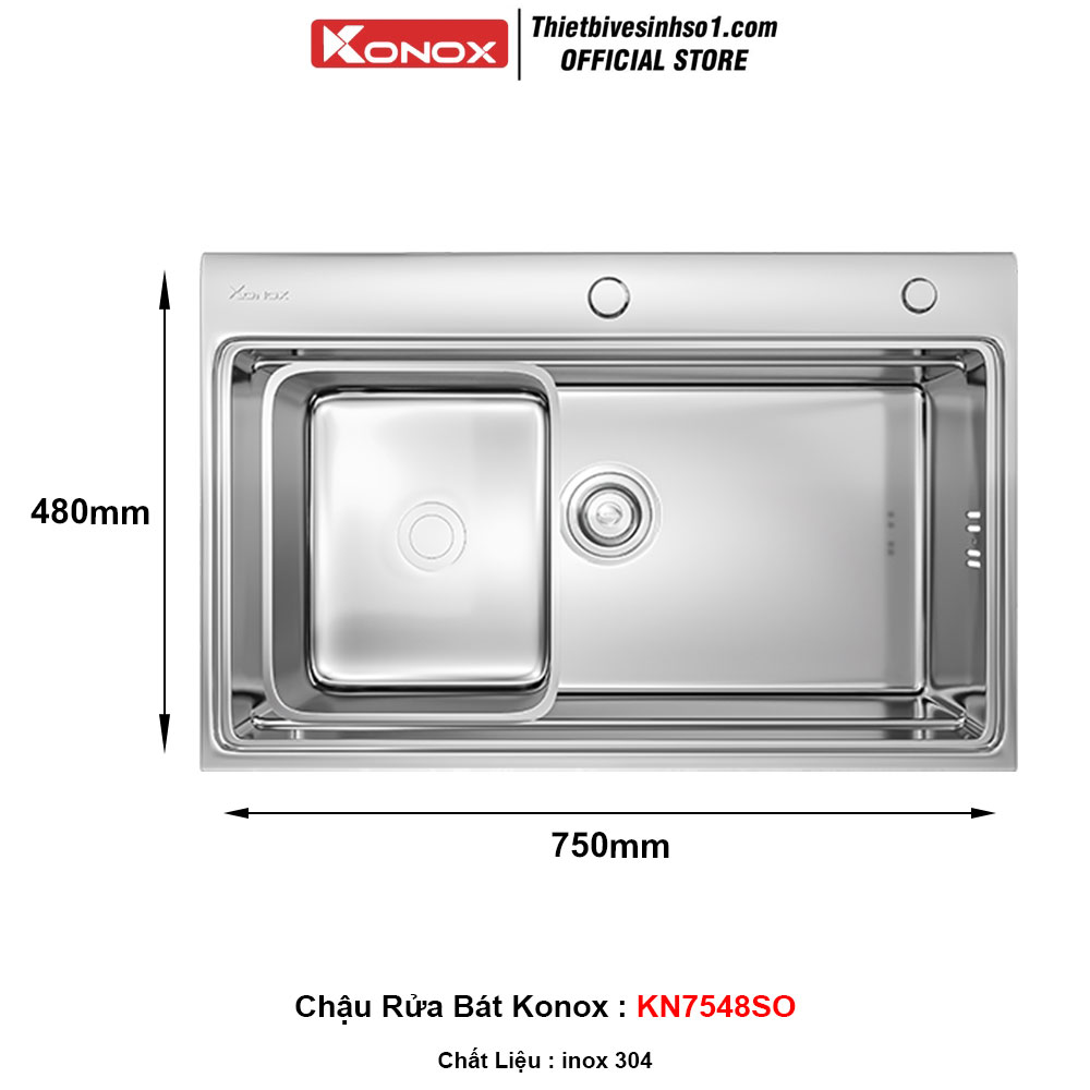 Chậu Rửa Bát Konox KN7548SO
