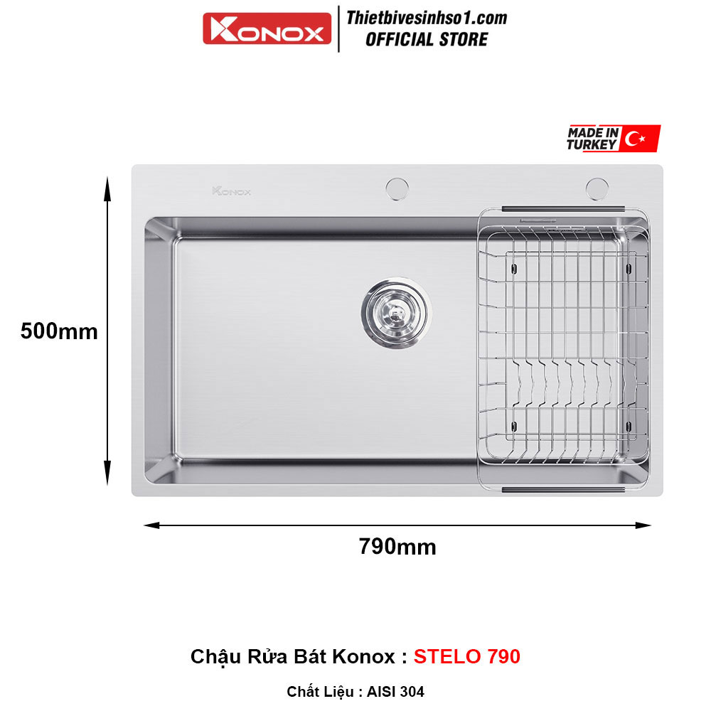 Chậu Rửa Bát Konox STELO 790 Chậu Rửa Bát Konox STELO 790