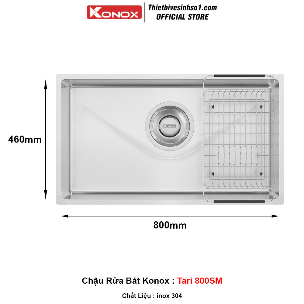 Chậu Rửa Bát Konox Tari 800SM