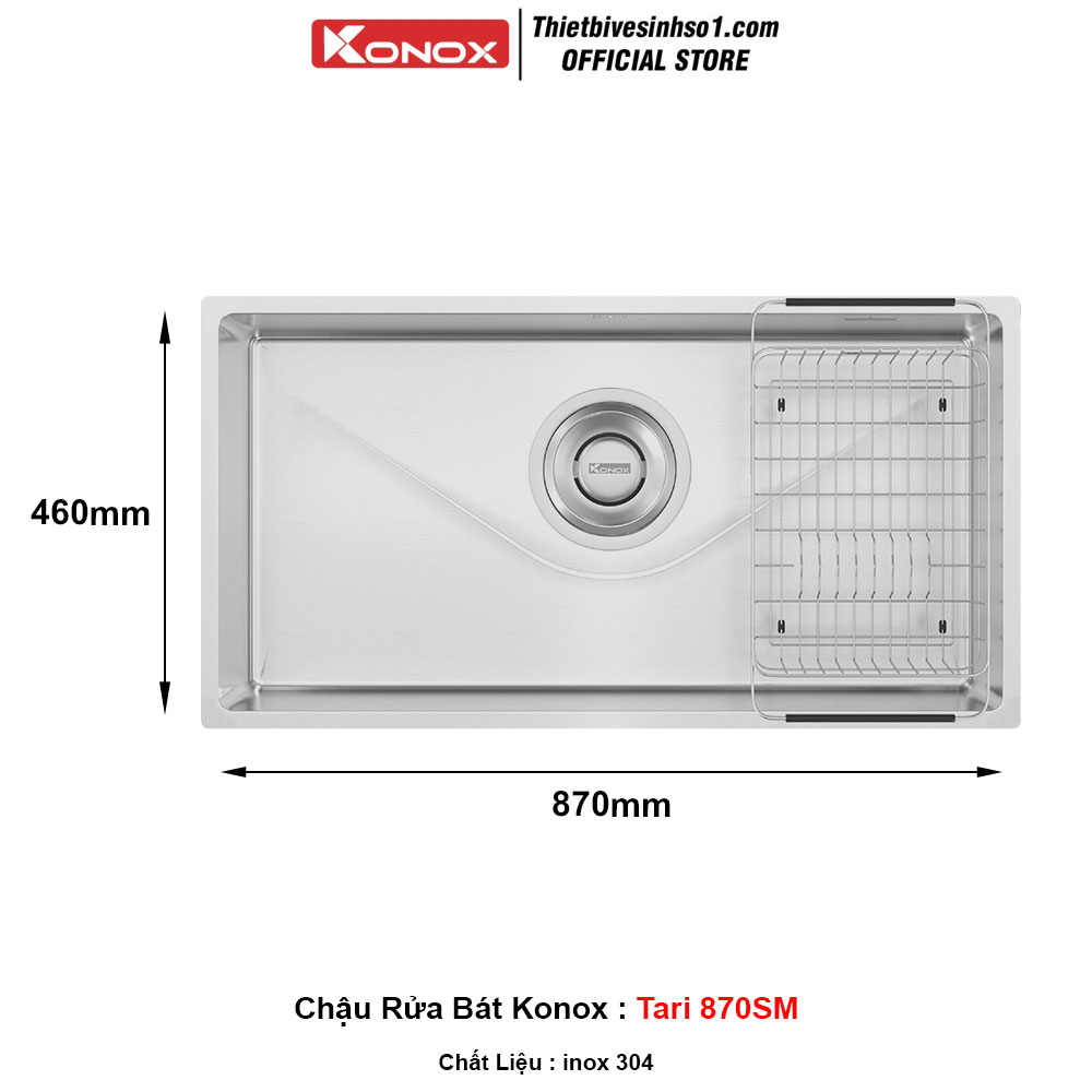 Chậu Rửa Bát Konox Tari 870SM