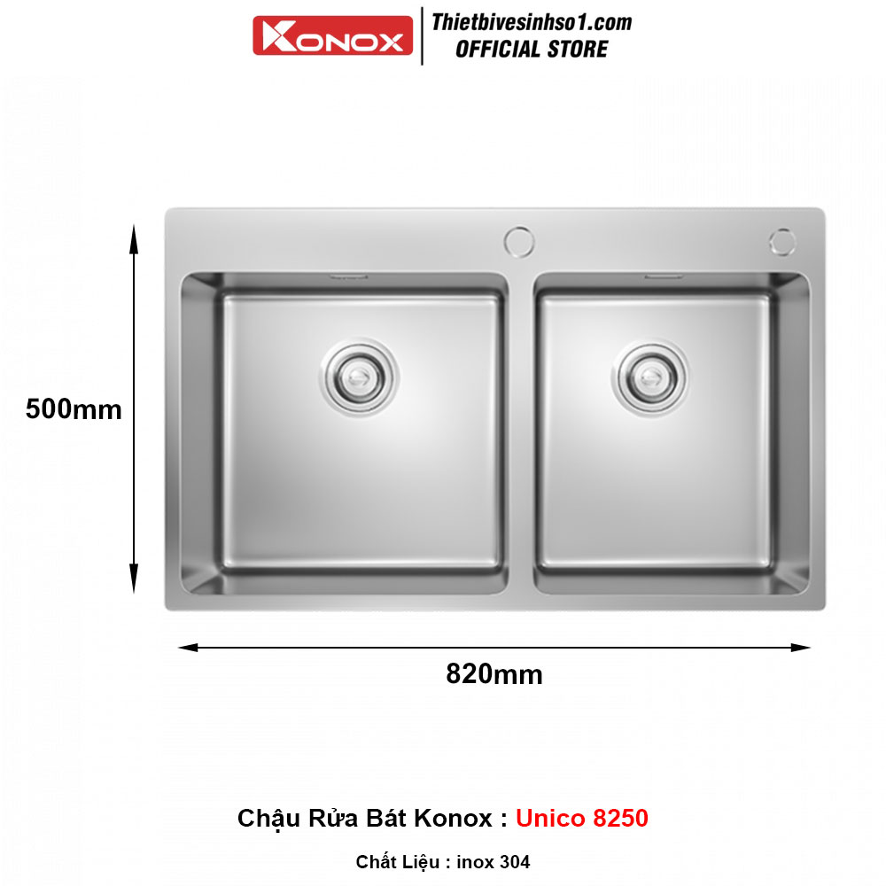 Chậu Rửa Bát Konox Unico 8250