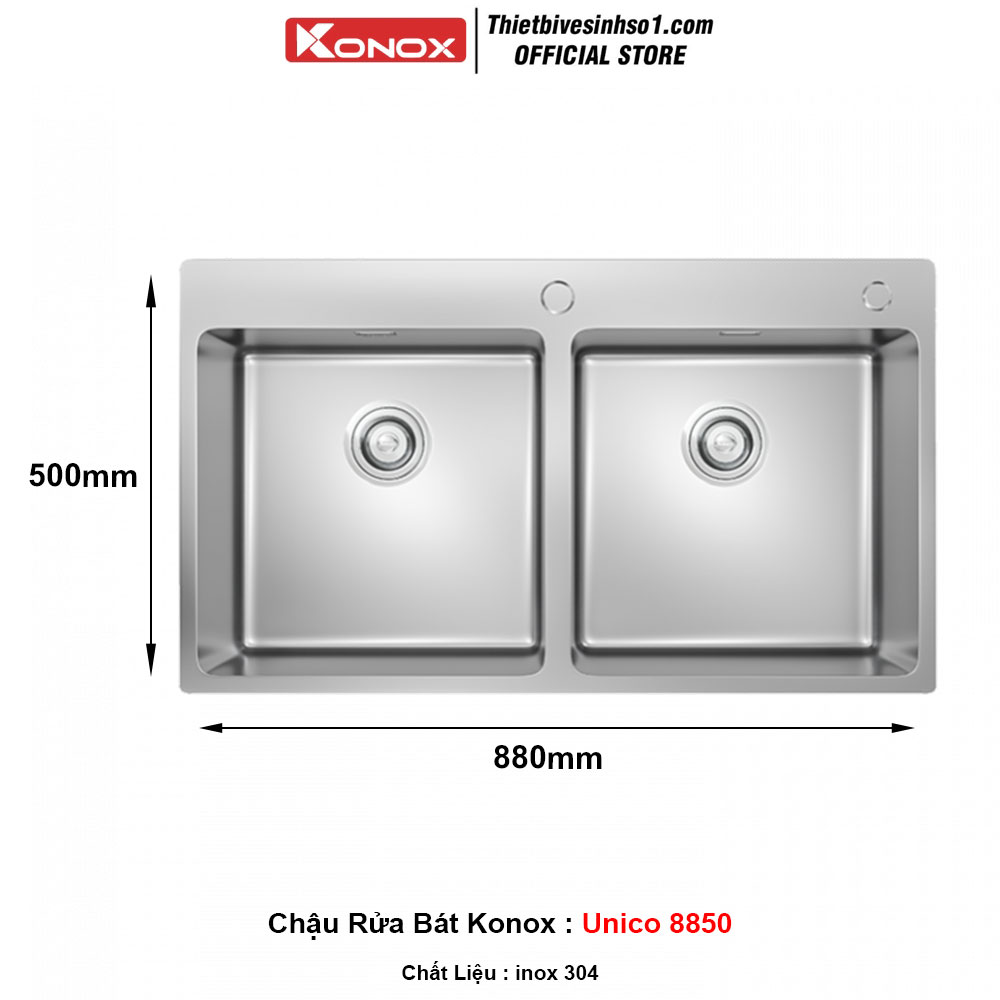 Chậu Rửa Bát Konox Unico 8850
