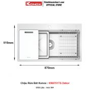 Chậu Rửa Bát Konox KN8751TS Dekor