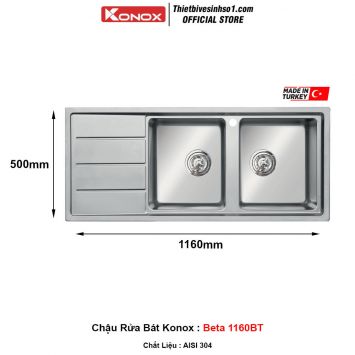 Chậu Rửa Bát Konox Beta 1160BT