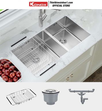 Chậu Rửa Bát Konox Cube 8144DU