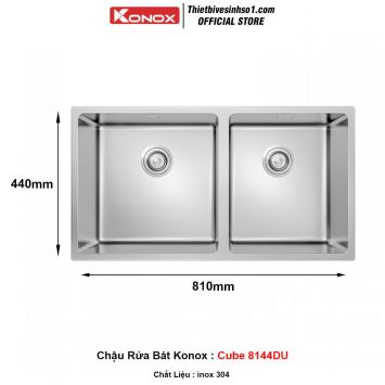 Chậu Rửa Bát Konox Cube 8144DU
