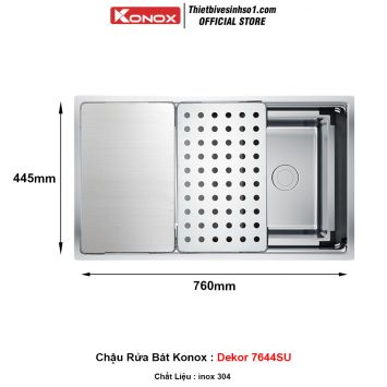 Chậu Rửa Bát Konox Dekor 7644SU