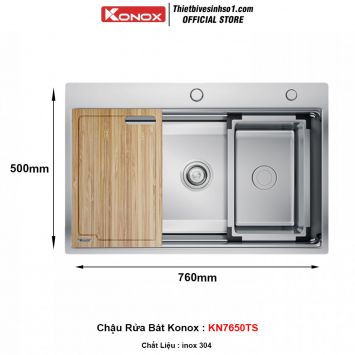 Chậu Rửa Bát Konox KN7650TS