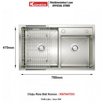 Chậu Rửa Bát Konox KN7847DO