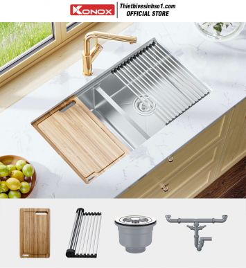 Chậu Rửa Bát Konox KN8046DUB